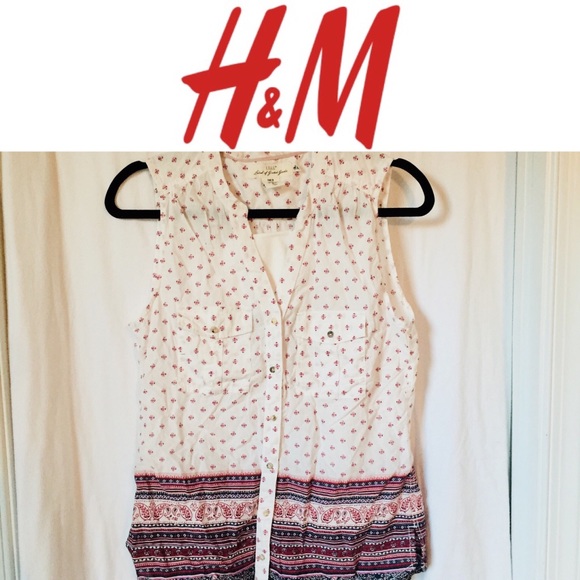 Cotton Paisley Tank - Picture 1 of 4